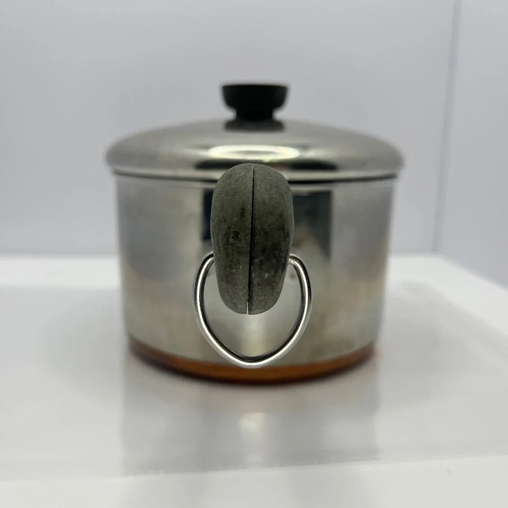 Revere Ware Saucepan Pot Kitchen 7in Copper Stainless Steel 22072609 USA Made